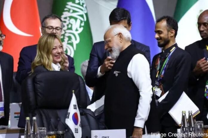 Modi with Meloni