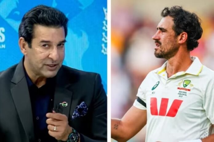 Wasim Akram and Mitchell Starc