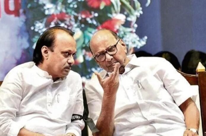 Ajit Pawar and Sharad Pawar
