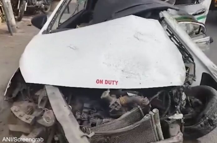 Delhi car accident