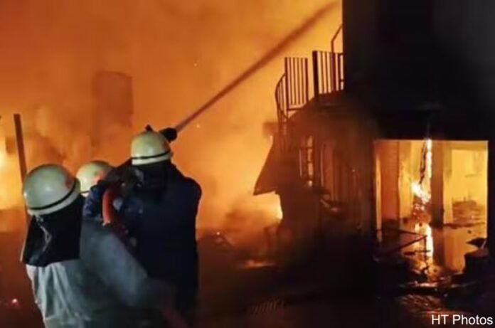 Fire accident in Solan